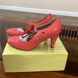 Chase + Chloe Coral Heels